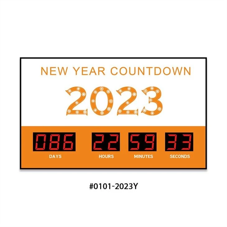 New Year Digital Countdown Timer Pricelist